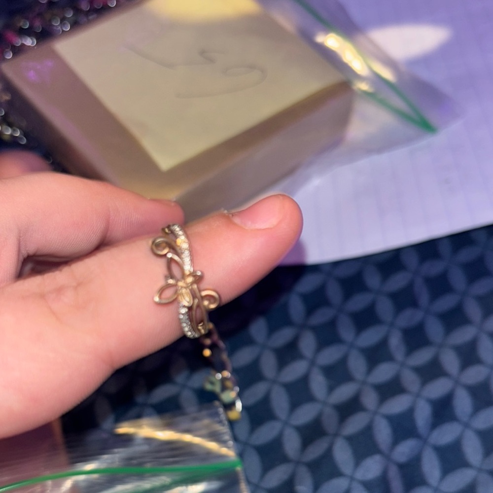 Elegant Gold and Silver Bracelet